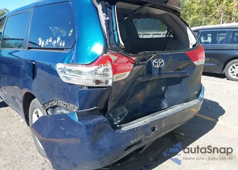 2011 Toyota Sienna Le из США, поврежденный, VIN 5TDKK3DC9BS152691